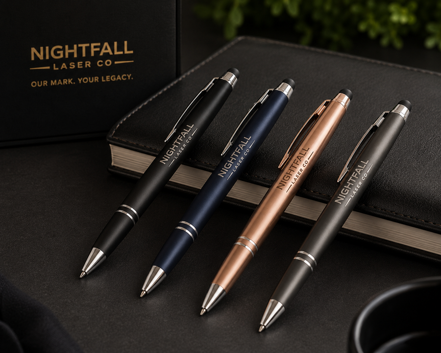 Nightfall Executive™ Engraved Stylus Pens