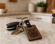 Nightfall Legacy™ Wood & Leather Keychains