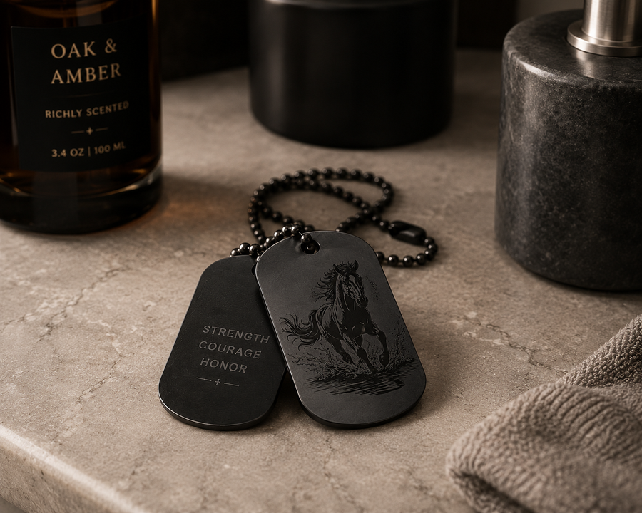 Nightfall Legacy™ Metal Dog Tags