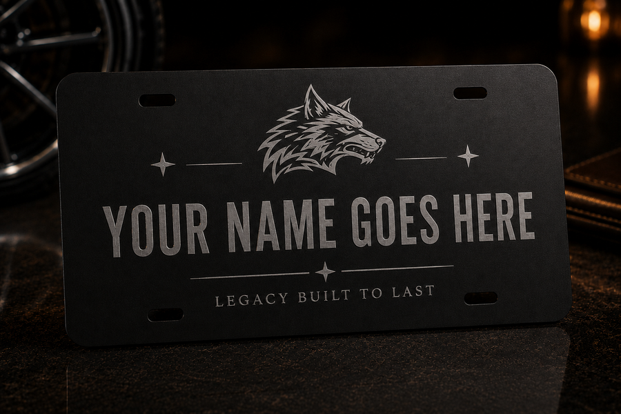 Nightfall Legacy™ Aluminum License Plate