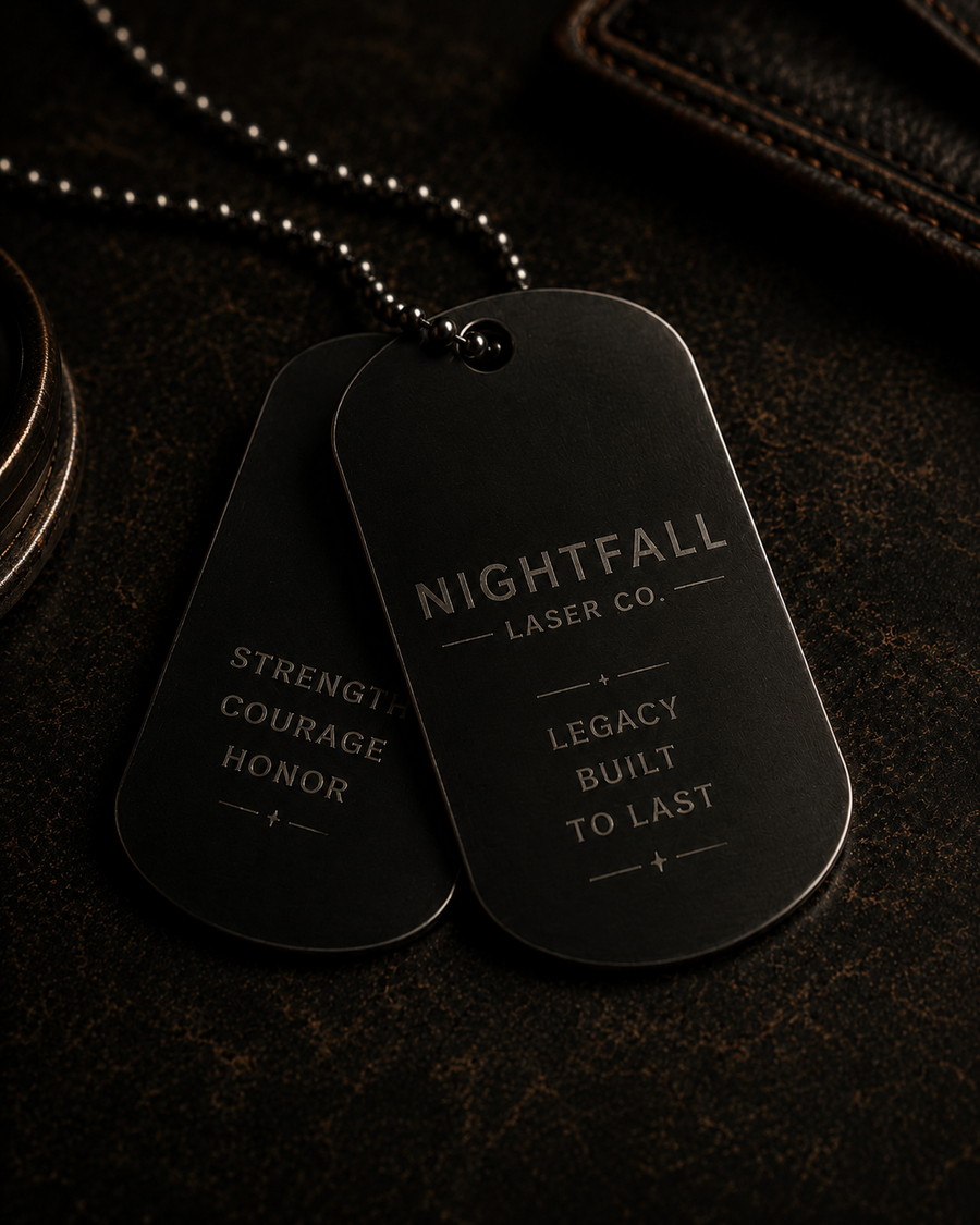 Nightfall Legacy™ Metal Dog Tags