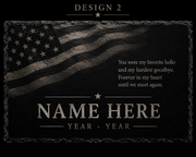 Nightfall Memorial™ Slate Plaques